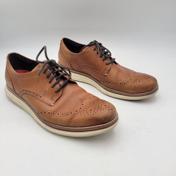 Cole Haan Men\'s Originalgrand Energy Merid SW British Tan Full Leather Sz 11.5 main image 5